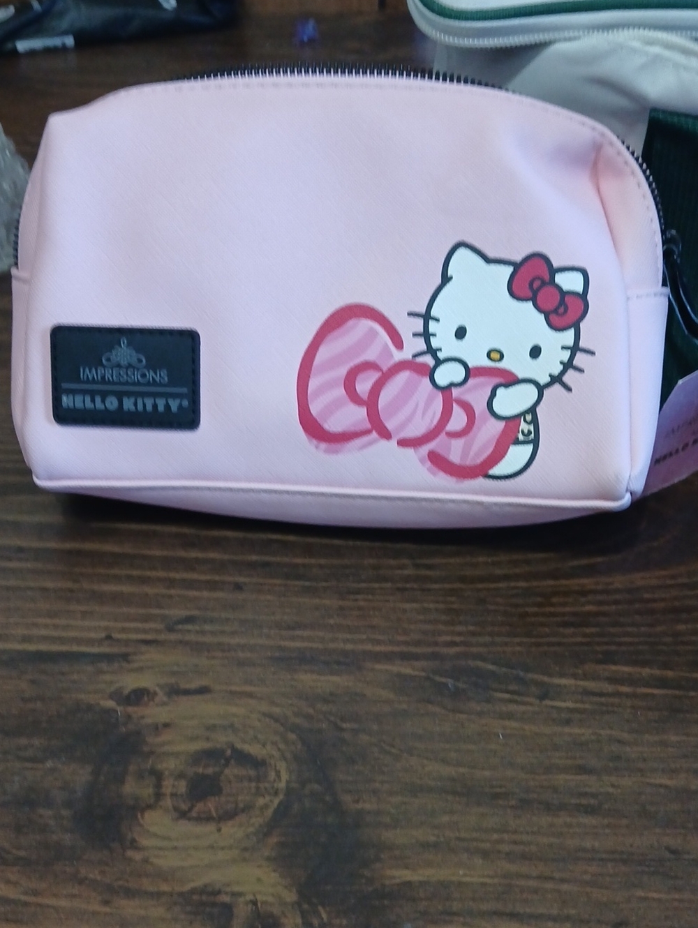 Hello Kitty Light Pink Kids Cosmetic Bag with Character Bow